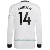 Camiseta de fútbol Manga Larga Manchester United Eriksen 14 Segunda Equipación 2022-23 - Hombre